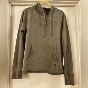 PrAna Winan Shea Waffke Hoodie in Cargo Green.  Size S